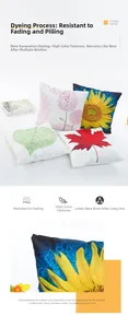 Detail of satin pillowcase featuring vibrant floral prints and invisible zipper closure