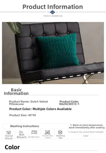 Detail of dark green velvet sofa cushion with 3D pleated texture on leather chair