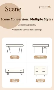 Star-moon gold foil velvet table runner showing usage on dining table and desk