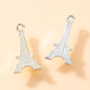 Eiffelturm und Stern-Anhänger aus Silberlegierung für DIY-Schmuckarmbänder und Ketten
