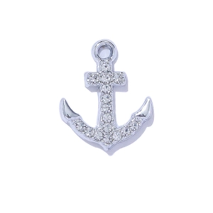 14K gold filled starfish sailboat pendant with zircon inlay for DIY jewelry crafting