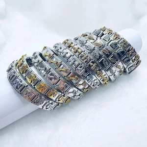Bracelet Charm Italien Acier Inoxydable Bracelet à Maillons Modulaire Hommes Femmes Or Argent Aigle Abeille Cupidon Bijoux