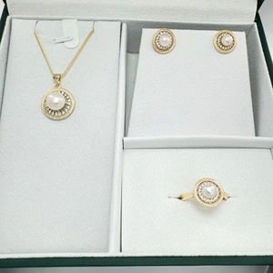 Placcato Oro 18K Ottone Zirconia Girasole DIY Accessori Gioielli Ciondolo Perno Orecchini Montatura Anello Per Künstliche Perle