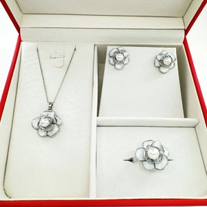 Camellia Bloem DIY Sieraden Bevindingen Blanco Basis Hanger Oorbel Ring Blanks Koper 18K Verguld Strass Accessoires
