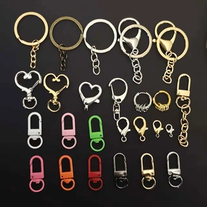 Lega Chiusura a Moschettone Cuore Tondo Anello Chiusura Gioielli DIY Componenti Portachiavi Ciondolo Materiale Accessori Borsa