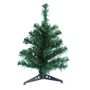 Classic 1.5m green PVC artificial Christmas tree with a stable tripod base for decor