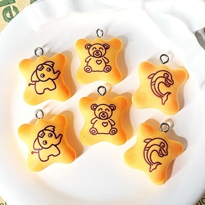 Pendentifs mignons en résine d'animaux pour bijoux DIY avec ours, éléphant et dauphin