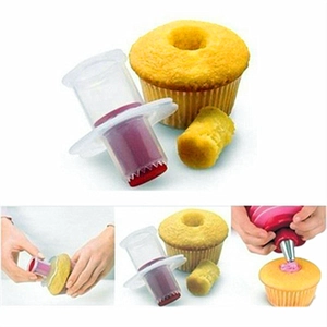 Levatorsoli per cupcake per farcitura pasticceria con bordo seghettato per DIY