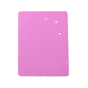 Pink 5-hole rectangle sponge pad for fondant flower shaping and DIY sugarcraft modeling