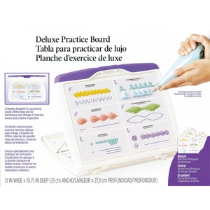Professional Cake Decorating Practice Board Set With Reusable Piping Training Sheets Double Sided Patterns Baking Tools For Beginners Training