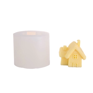 3D house silicone mold for handmade soap, candles and creative chocolate desserts