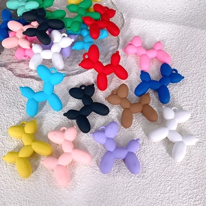 Ciondoli in Resina Opaca a Forma di Cane Palloncino per Creazione Gioielli DIY Pendente Portachiavi Cane per Donna Regali