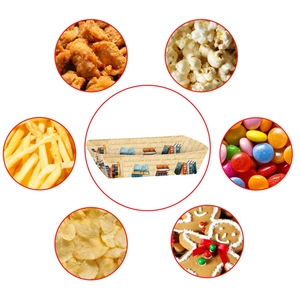 Vintage book theme paper food tray for party snacks showing various food serving options