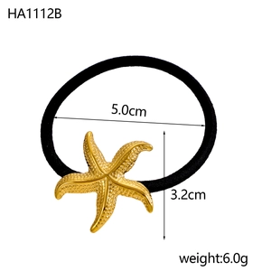 Dimensions détaillées de l'élastique étoile de mer dorée avec mesures précises