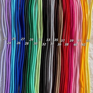 5mm colorful nylon paracord ropes in 21 vibrant shades for DIY crafts and keychains