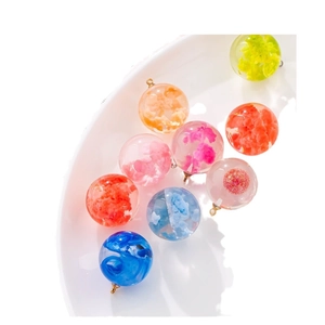 Pendentif nuage en résine lumineuse accessoire DIY sphérique ciel bleu et oies sauvages