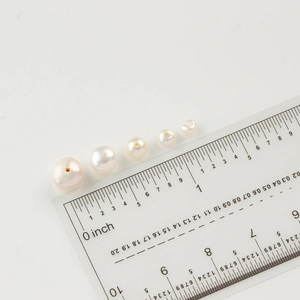 Natural freshwater baroque pearls with pre-drilled holes for DIY jewelry making