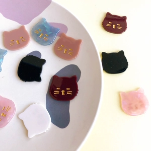 Accessoires de Bijouterie DIY en Acrylique Chat Paresseux Dessin Animé pour Épingles à Cheveux Breloques Artisanales Animal