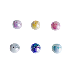 16mm iriserende acryl kralen met wolkeffect in diverse kleuren voor DIY sieraden maken