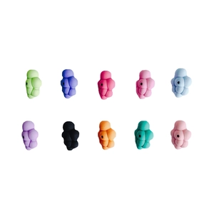 Perline colorate a nuvola in acrilico per gioielli fai-da-te in set da dieci colori