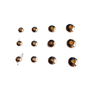 Polished 14K gold filled spacer beads for DIY jewelry making accessories set