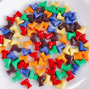 Colorful macaron style boot-shaped alloy beads for DIY jewelry and phone chain accessories