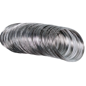 Multiple silver memory steel wire loops for DIY handmade jewelry and bracelet making