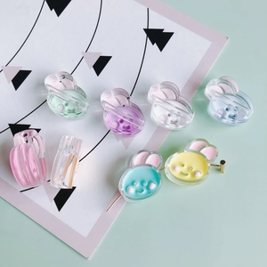 Leuke transparante acryl kralen in konijnvorm in diverse macaron kleuren voor DIY sieraden