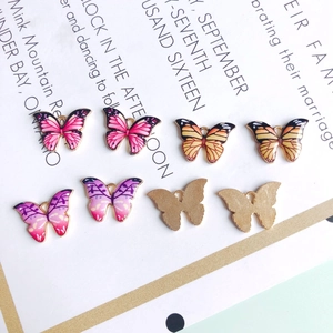 Bunte Legierung Emaille Schmetterling Anhänger Für DIY Schmuckherstellung Halskette Ohrringe Mode Schmuck Zubehör