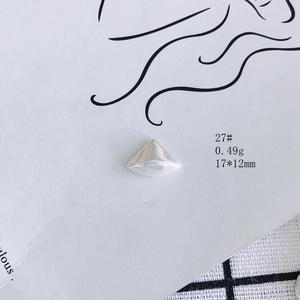 Macro view of Aurora triangle resin pendant 17x12mm for DIY jewelry making accessories