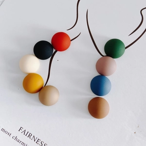Matte resin geometric semi-circle charms in rainbow colors for DIY phone cases and shoes
