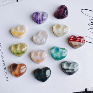 Ciondoli a Cuore in Resina per Custodia Cellulare Fai-da-te Ciondoli per Scarpe Texture Marmo Pittura a Olio Patch a Cuore Accessori per Creazione Gioielli