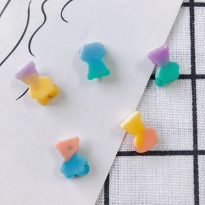 Pendentifs ours en résine dégradée pour boucles d'oreilles et bijoux artisanaux