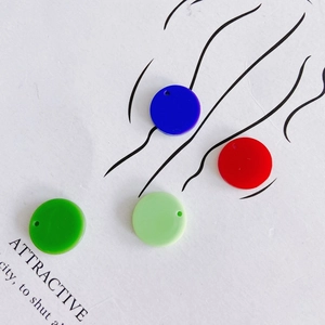 Kleurrijke 15mm ronde acrylhars kralen voor DIY oorbellen en sieraden maken