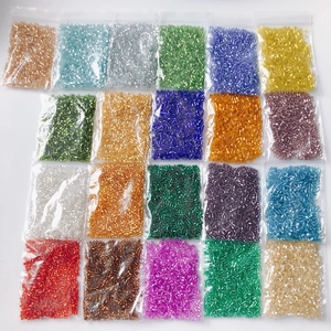 Mini Glass Bugle Beads Colorful Silver Lined Tube Beads For DIY Jewelry Making Bracelet Necklace Embroidery Handmade Craft Supplies