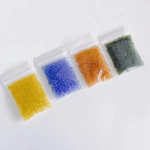 Perles de rocaille transparentes 2mm colorées en sachets pour création bijoux DIY