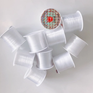 Strong clear elastic beading cord for DIY jewelry making with 0.7mm thickness spools