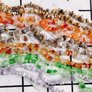 Polierte unregelmäßige Natursteinperlen wie Amethyst und Achat für DIY-Schmuckherstellung