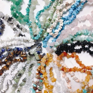Unregelmäßige Glassplitterperlen Für Die DIY Schmuckherstellung Polierte Glassplitter Für Handgefertigte Armbänder Und Halsketten