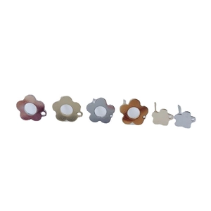 DIY flower geometric jewelry findings in gold, silver and rose gold finishes