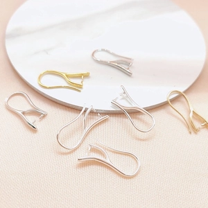 Ganci per orecchini a forma di Y minimalisti in oro e argento per gioielli fai-da-te