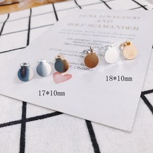 Convertisseurs de Boucles d'Oreilles à Clips en Alliage Électroplaqué Disque Plat Rond Avec Clip à Ressort Accessoires de Bijoux DIY pour Oreilles Non Percées Femme Homme