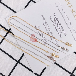 Adjustable gold and silver plated O-link needle bracelet chains for DIY jewelry making