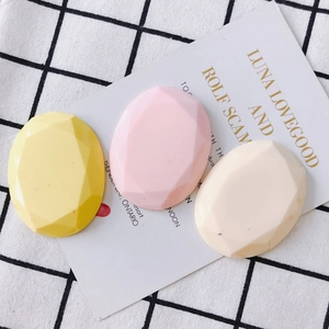 Accessoires Bijoux DIY Alliage Losange Irrégulier Patch Géométrique Facetté pour Décoration Cheveux Couleurs Macaron Style INS