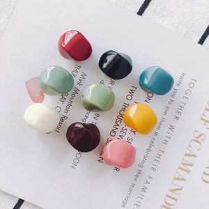 Unregelmäßige Geometrische Harzperlen Für DIY Schmuckherstellung Bunte Acryl Charms Für Ohrringe Halskette Anhänger Schmuckzubehör