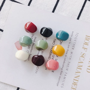 Bunte unregelmäßige Acrylperlen mit facettiertem Schliff für DIY-Schmuck und Ohrringe