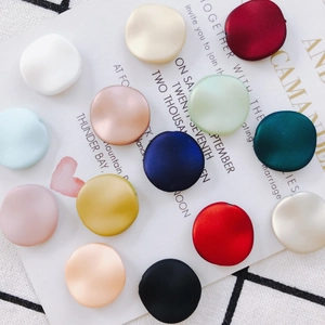 Perle rotonde colorate macaron con finitura opaca per gioielli fai-da-te e orecchini