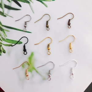 Alloy Electroplated Earring Hooks Ear Wires DIY Jewelry Making Earring Findings Components For Handmade Accessories Supplies