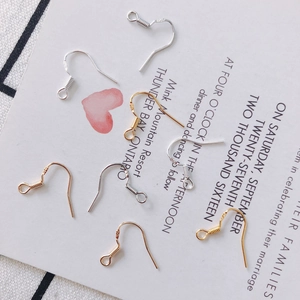 S925 sterling silver DIY earring hooks in gold, silver, and rose gold finishes