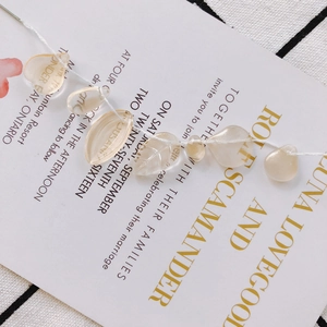 Champagne leaf and heart shaped pearl resin glass beads for DIY jewelry making